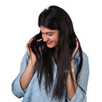Dual Clip Side Hair Streaks Extensions - Black
