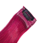 Single Clip Side Hair Streaks Extensions - Pink