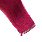 Single Clip Side Hair Streaks Extensions - Pink