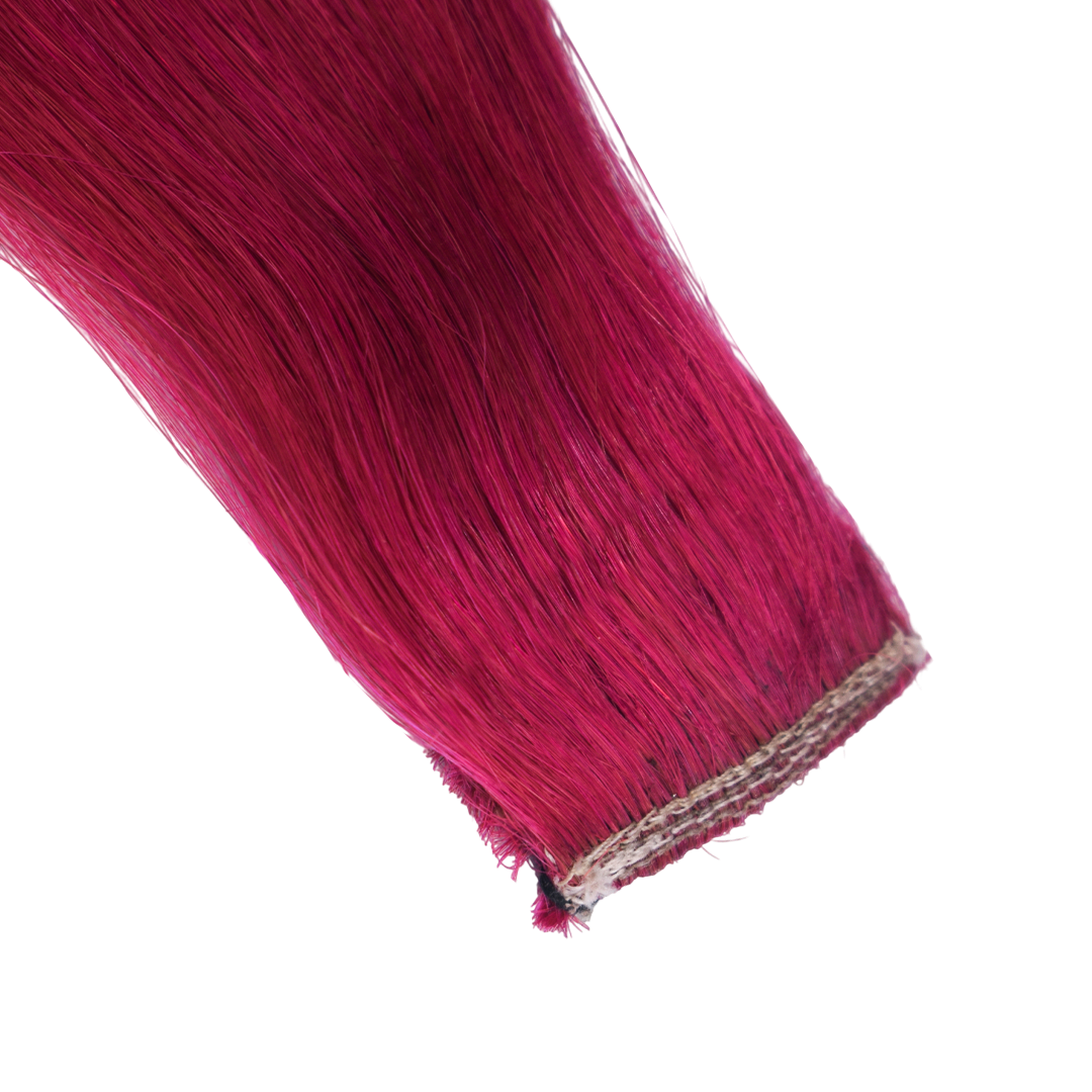 Single Clip Side Hair Streaks Extensions - Pink