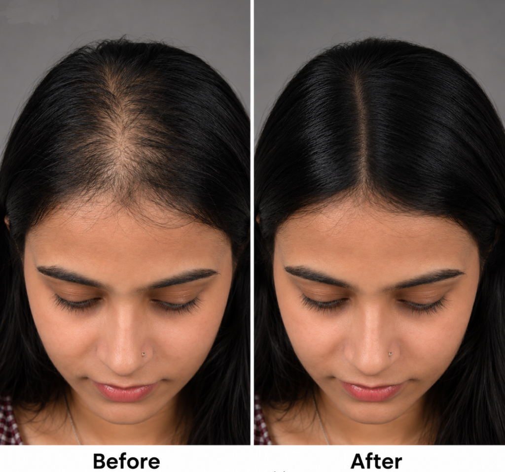 Silk Base Hair Topper – Narrow Crown 1.5×5 Base