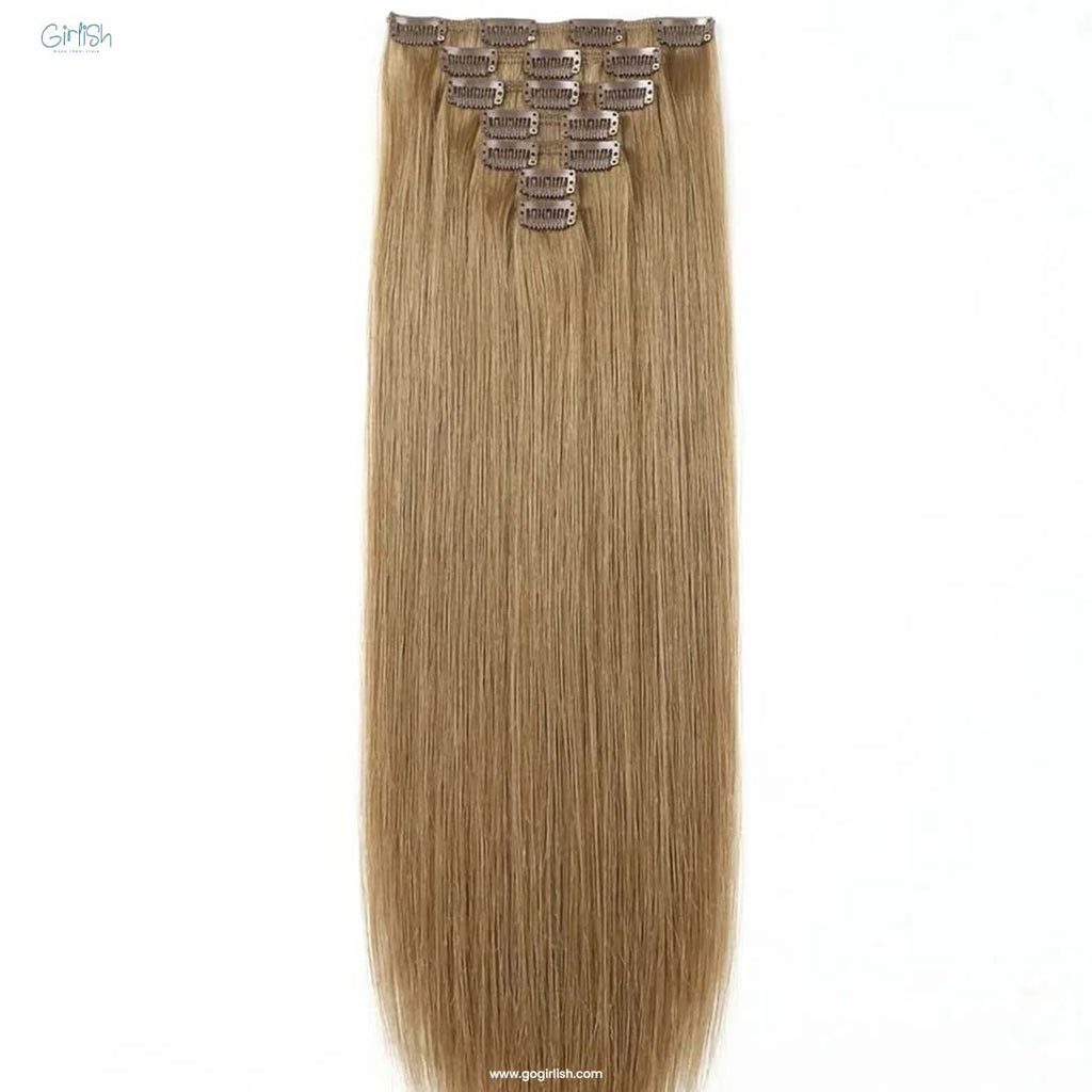 7 Pcs Set 16 Clip In Hair Extensions (Straight)