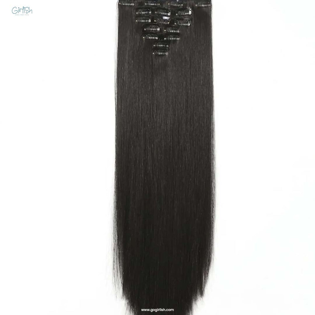 7 Pcs Set 16 Clip In Hair Extensions (Straight)