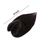 Lace Hair Topper – 14 Inch, Crown & Part Line Coverage for Thinning Hair