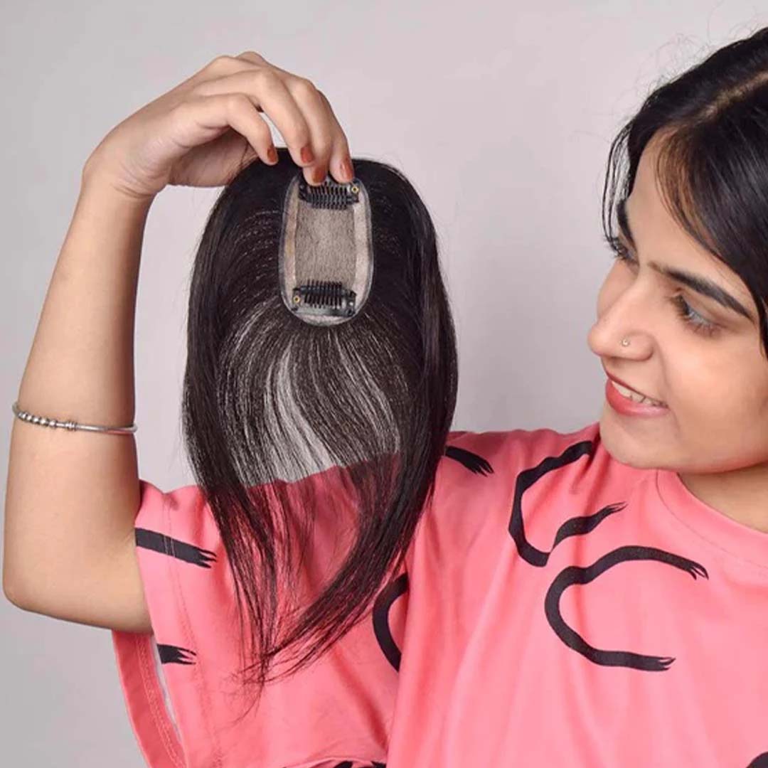 Mini Silk Base Hair Topper 1.5*3Inc