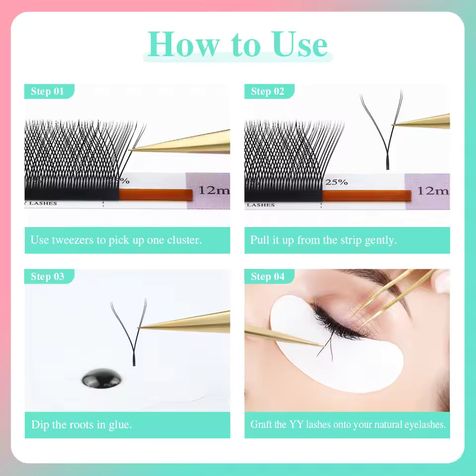 Y Shape Eyelashes