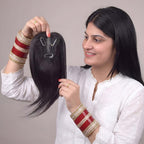T-Part Lace Hair Topper – Centre Part & Crown 10 Inch, 2.8×3.6 Base