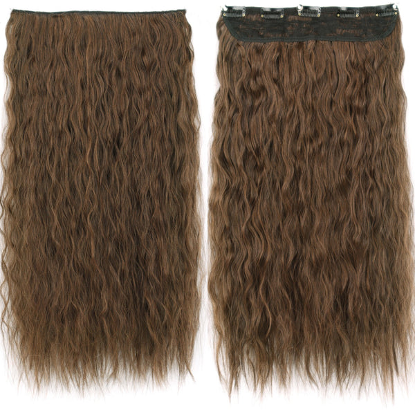 Single Piece 5 Clip Volumizer (Curly)