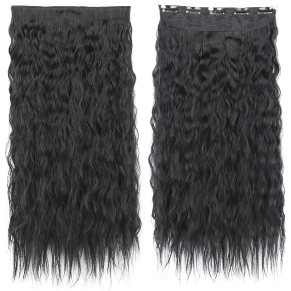 Single Piece 5 Clip Volumizer (Curly)