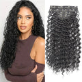 4 Pcs Set 11 Clip In Hair Extensions (Curly)