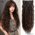 7 Pcs Set 16 Clip In Hair Extensions (Wavy)