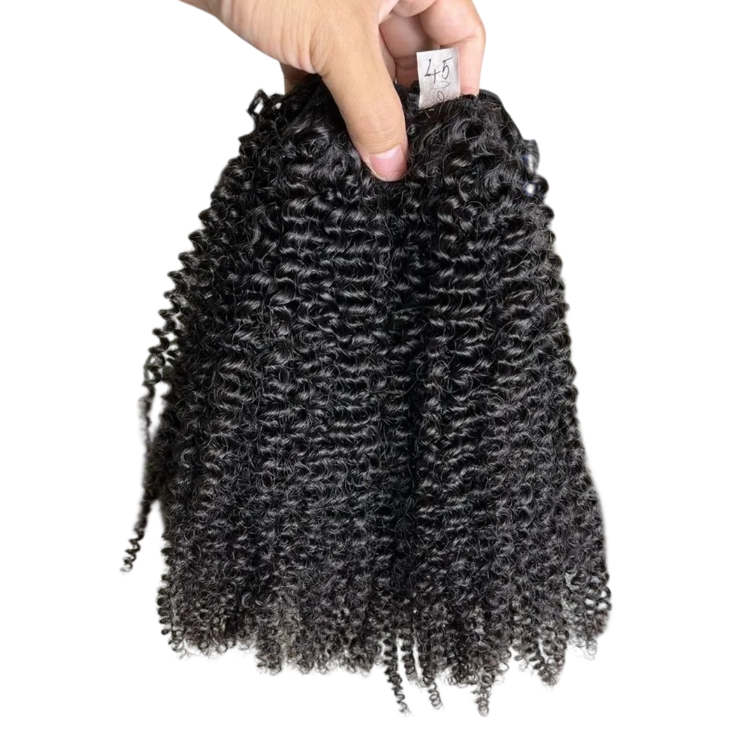 100% Curly Raw Virgin Vietnamese Hair Weft