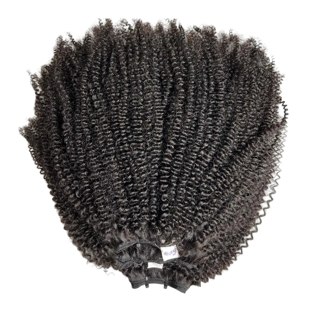 100% Curly Raw Virgin Vietnamese Hair Weft