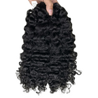 100% Indian Curly Virgin Human Hair Extensions