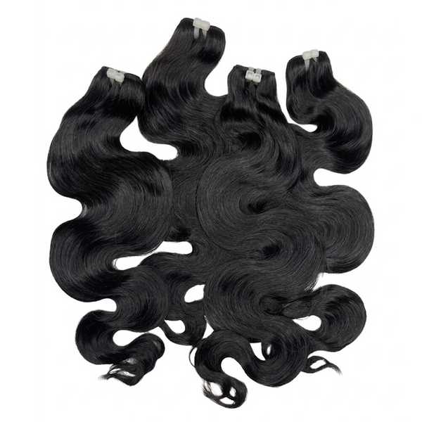 Body Wave Lace Closure Natural Hair Weft