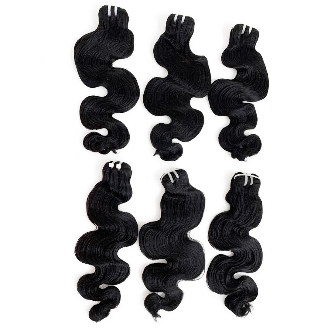 Body Wave Lace Closure Natural Hair Weft