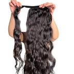 Natural Wavy Stick Pre-Bonded Ponytail Extension
