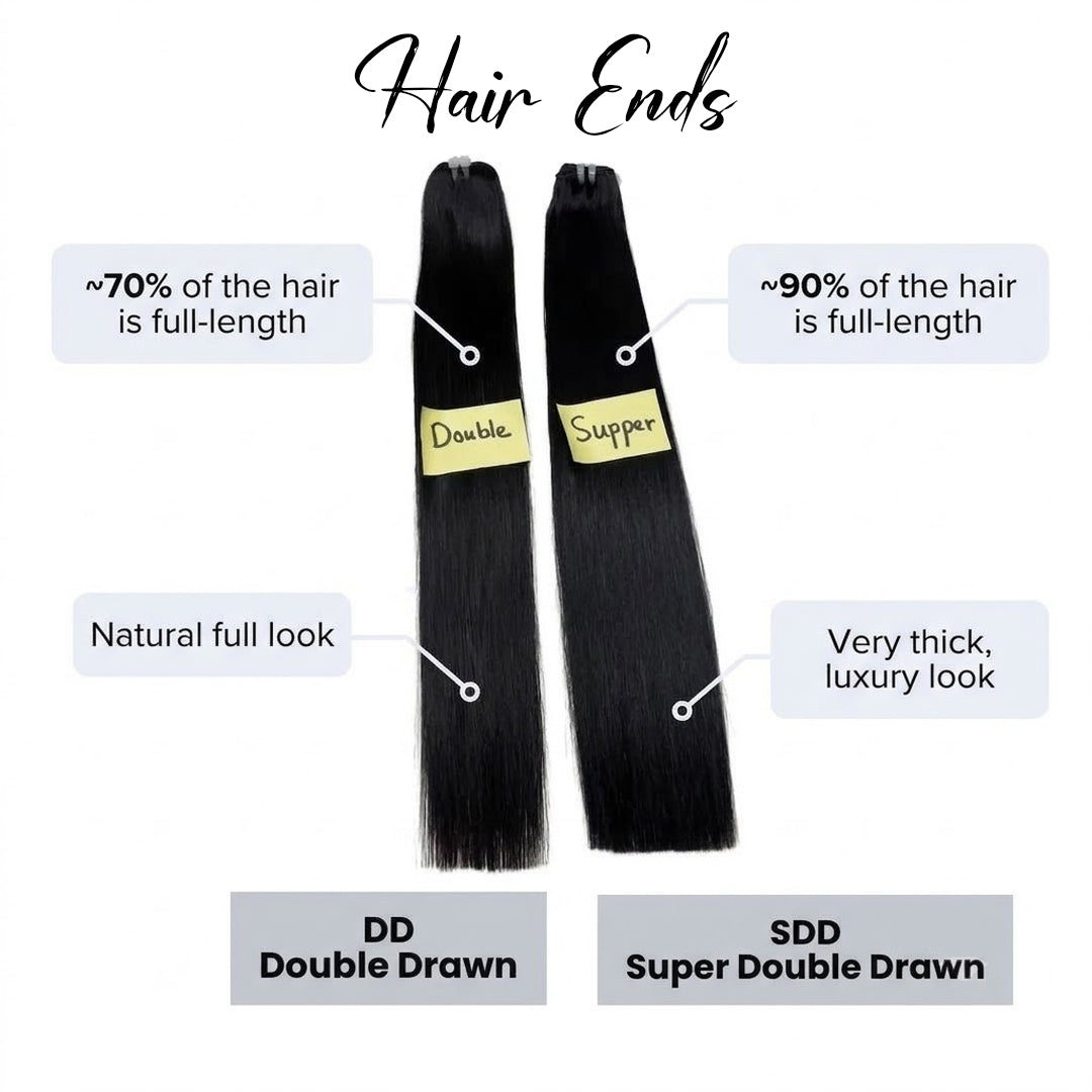 Natural Wavy Stick Pre-Bonded Ponytail Extension