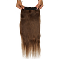 1 Piece 4 Clip-In Straight Hair Extension - Brown